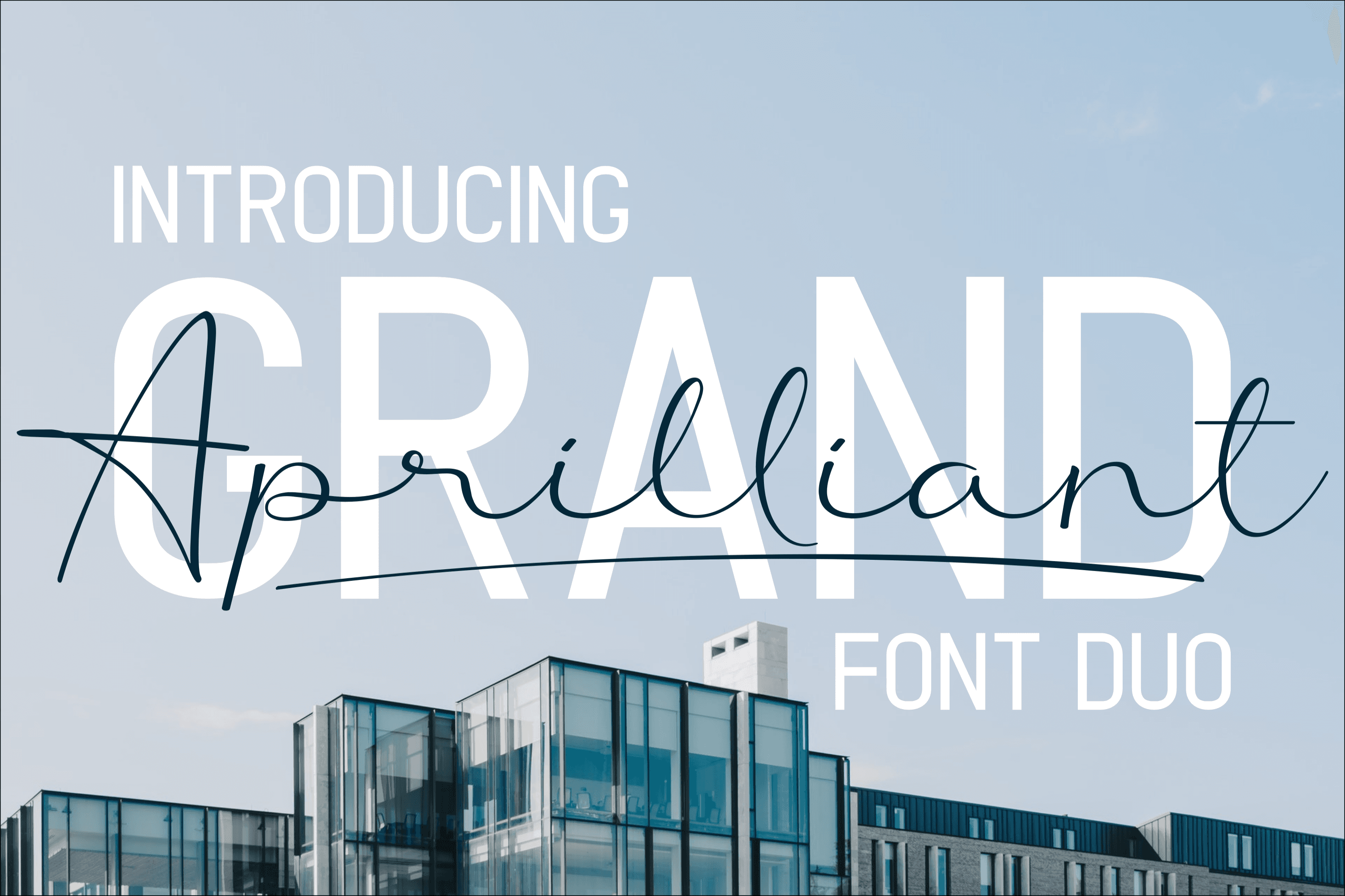 Grand Apriliant - Font Duo product preview image by Sibelumpagi