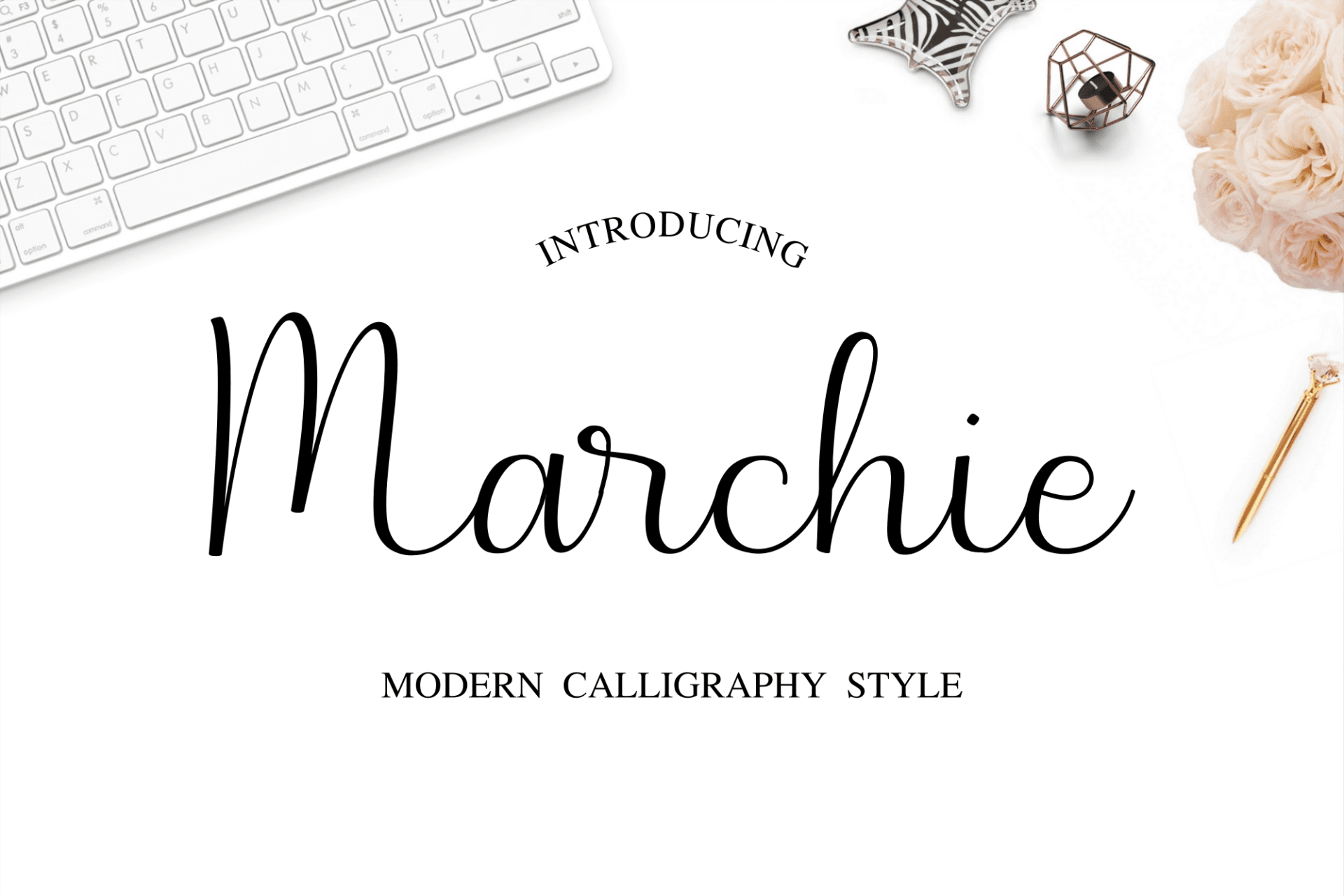 Marchie - Calligraphy Font product preview image by Sibelumpagi