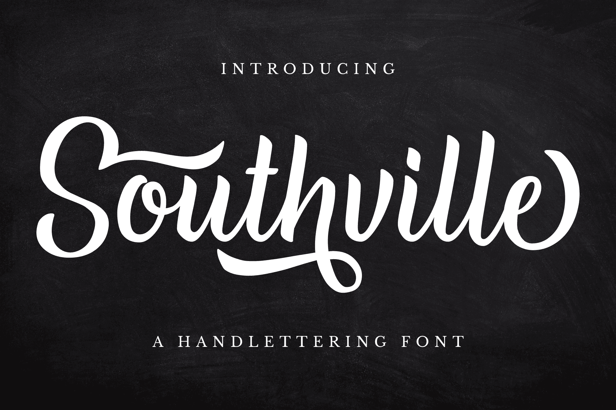 Southville - Handlettering Font product preview image by Sibelumpagi